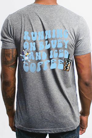 Man's Grey Printed Short Sleeves Graphic T-Shirt