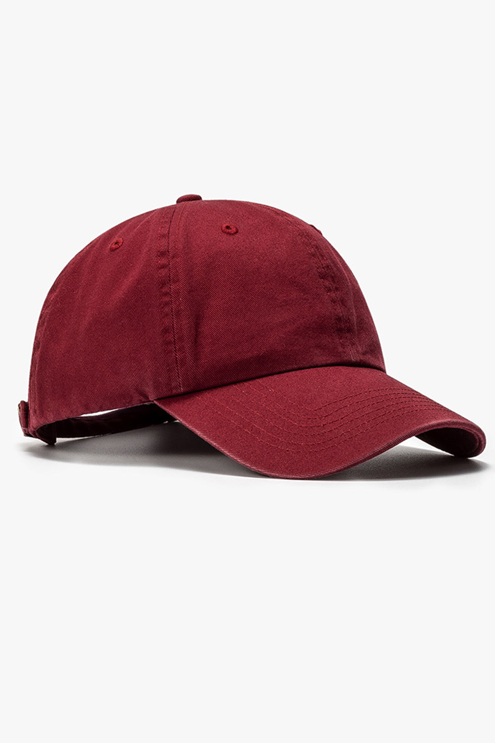 Men's Burgundy Classic Adjustable Baseball Cap